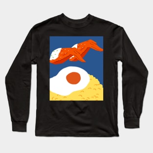 Mountain rice and fried wings Long Sleeve T-Shirt